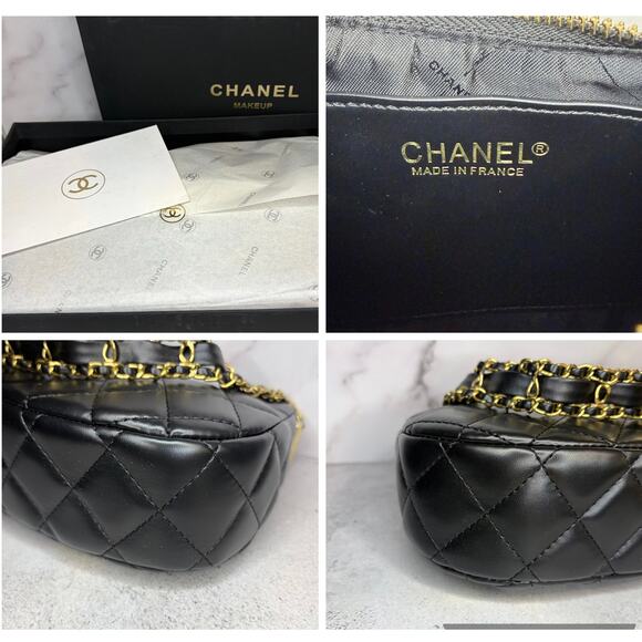 Chanel GWP Quilted Black Chain Shoulder Bag • New in Box - Picture 12 of 14